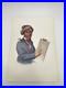 Vintage Native American Print Se-Quo-Yah Inventor Of The Cherokee Alphabet