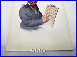 Vintage Native American Print Se-Quo-Yah Inventor Of The Cherokee Alphabet