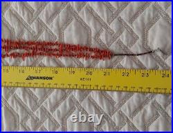 Vintage Native American Red Branch Coral Shell Heishi Necklace Three Strand 24