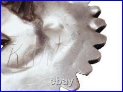 Vintage Native American Ring Turquoise Sterling Silver Signed Sz 7.75 33.1gr