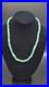 Vintage Native American Rough Cut Turquoise Heishi Sterling Silver Necklace, 20