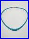 Vintage Native American / Santo Domingo Hand Rolled Natural Turquoise Necklace