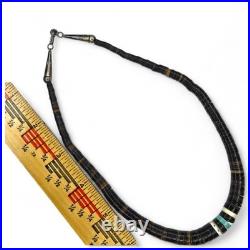 Vintage Native American Santo Domingo Heishi Necklace 16.5 Inches