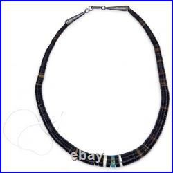 Vintage Native American Santo Domingo Heishi Necklace 16.5 Inches