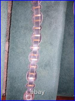 Vintage Native American Silver And Turquoise Concho Belt