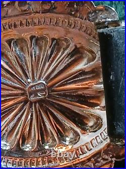 Vintage Native American Silver And Turquoise Concho Belt
