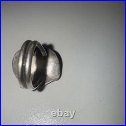 Vintage Native American Silver Turquoise Ring Size 8