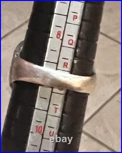 Vintage Native American Southwestern Turquoise Silver Ring