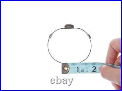 Vintage Native American Stamped sterling turquoise bracelet