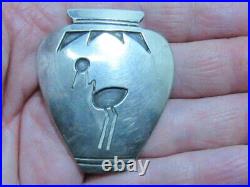 Vintage Native American Sterling Bird Bolo