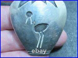Vintage Native American Sterling Bird Bolo