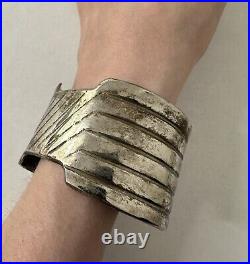 Vintage Native American Sterling Cuff Bracelet