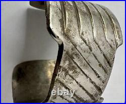 Vintage Native American Sterling Cuff Bracelet