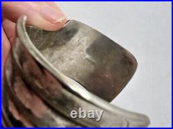 Vintage Native American Sterling Cuff Bracelet