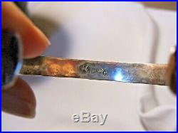 Vintage Native American Sterling Eddie Chee Carinated, Triangular Shaped Cuff