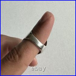Vintage Native American Sterling Multicolor Inlay Onyx Zuni Ring 9.5 Pawn USA