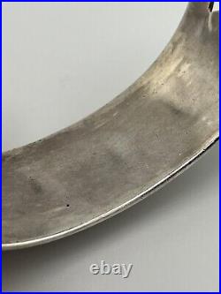 Vintage Native American Sterling Silver 925 Turquoise Cuff Bracelet