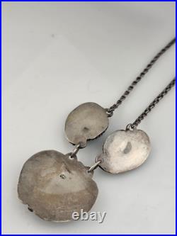 Vintage Native American Sterling Silver 925 Turquoise Necklace