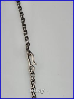 Vintage Native American Sterling Silver 925 Turquoise Necklace