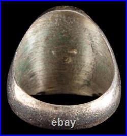 Vintage Native American Sterling Silver Abalone Mother of Pearl Scroll 14.6gr