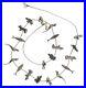 Vintage Native American Sterling Silver Animal Bead Necklace Measures 26 inches