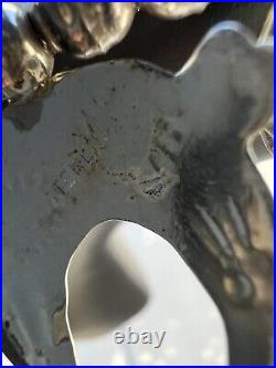 Vintage Native American Sterling Silver Animals Necklace