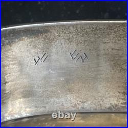 Vintage Native American Sterling Silver Arizona Scene Signed Bracelet 7