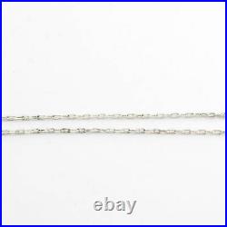 Vintage Native American Sterling Silver Bison Necklace