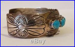 Vintage Native American Sterling Silver Bracelet Lot