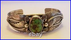 Vintage Native American Sterling Silver Bracelet by Ray Begay