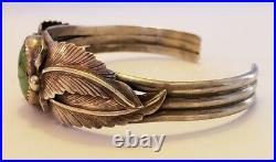 Vintage Native American Sterling Silver Bracelet by Ray Begay