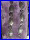 Vintage Native American Sterling Silver Concho Belt 2746 Grams