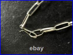 Vintage Native American Sterling Silver Coral Necklace Vintage Native American Sterling Silver Coral Necklace
