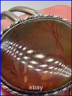 Vintage Native American Sterling Silver Cuff Bracelet
