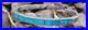 Vintage Native American Sterling Silver Flush Turquoise Inlay Cuff Bracelet 6