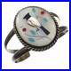 Vintage Native American Sterling Silver MOP inlayed Cuff Bracelet 6-1/2 inches