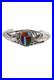 Vintage Native American Sterling Silver Multi-Stone Inlay Cuff