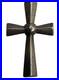 Vintage Native American Sterling Silver Sand Cast Cross Pendant