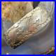 Vintage Native American Sterling Silver Stamped With Sun Rays Bracelet For Women
