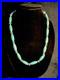 Vintage Native American Sterling Silver Truquoise Necklace 23