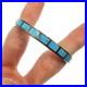 Vintage Native American Sterling Silver Turquoise Cuff Bracelet 6.25 Inches