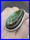 Vintage Native American Sterling Silver Turquoise Navajo GILBERT DAMON RING SIZE