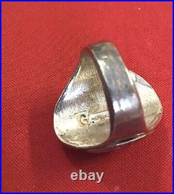 Vintage Native American Sterling Silver Turquoise Ring