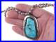 Vintage Native American Sterling Turquoise Pendant necklace