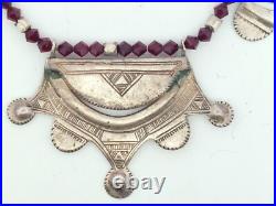 Vintage Native American Style Sterling Silver Necklace Size 16