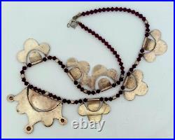 Vintage Native American Style Sterling Silver Necklace Size 16