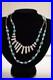 Vintage Native American Style Turquoise Shell Necklace 24