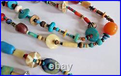 Vintage Native American Treasure Necklace 78 Soapstone Jasper Natural Stone