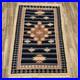 Vintage Native American Tribal Wool RUG Fringed 4ft X 6ft