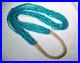 Vintage Native American Turquoise Heishi 15 Strand Handmade Rope Necklace K1261